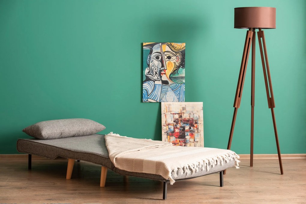 Sofá-Cama Folde – Cinzento Claro – 180 x 80 cm