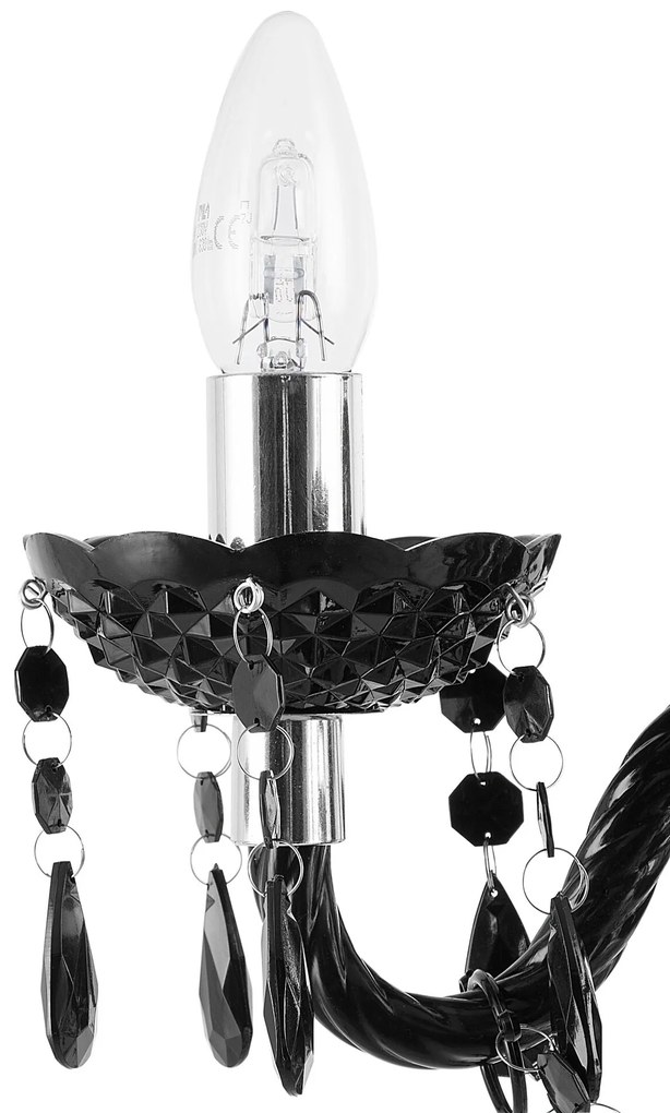 Lustre preto KALANG Beliani