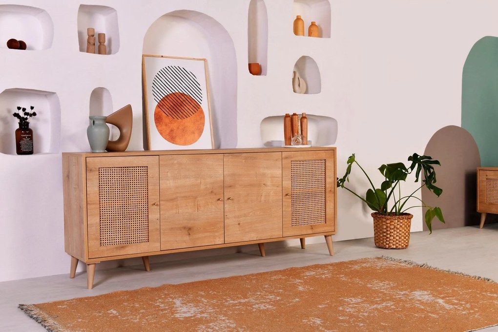 Console Hazeran – Oak – 180 x 81 x 41 cm