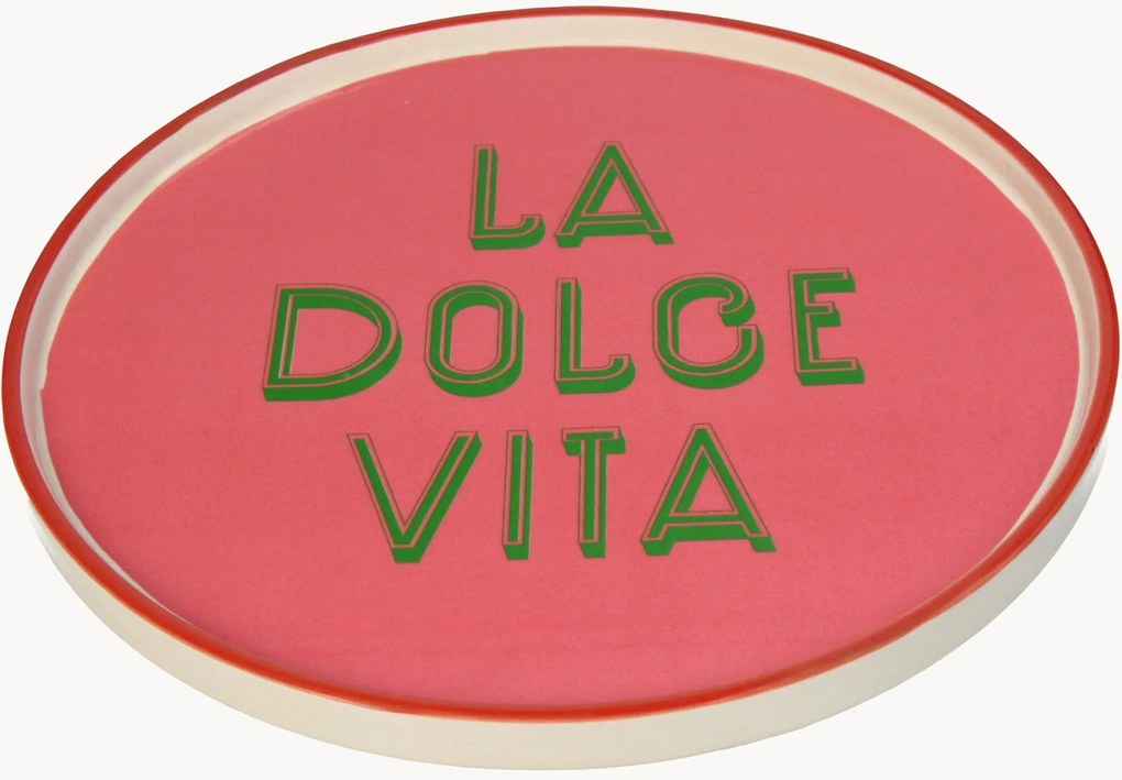 Pratos de pequeno-almoço La Dolce Vita, conjunto de 4