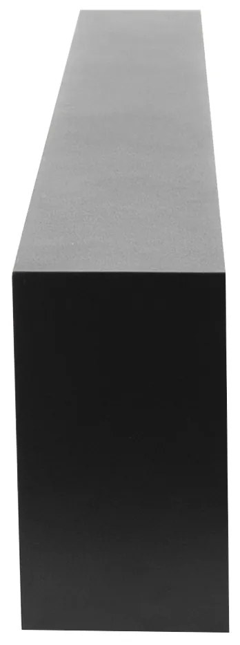 Aplique de parede alongado design preto 60 cm - Houx Design