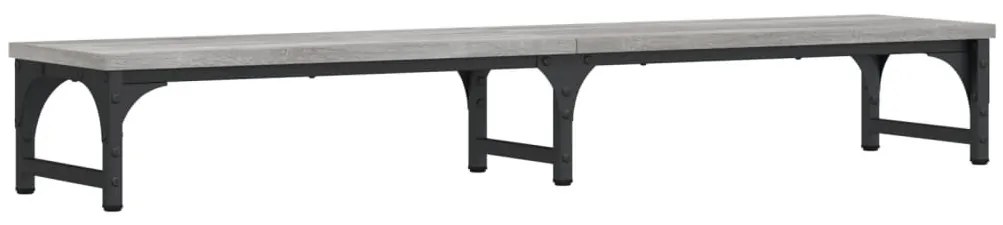 Suporte monitor 105x23x15,5cm derivados madeira cinzento sonoma