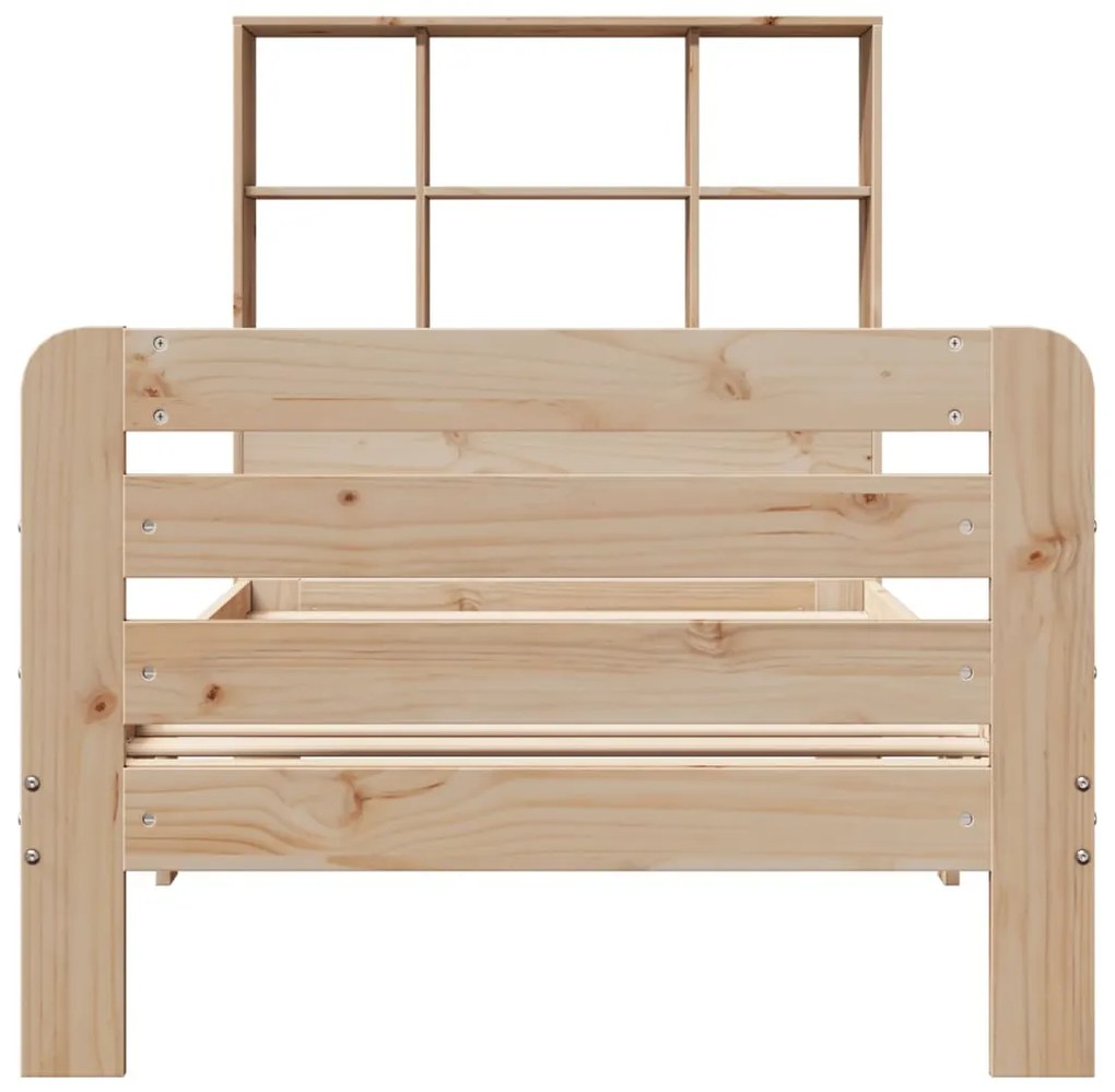 Cama sem colchão 90x190 cm madeira de pinho maciça