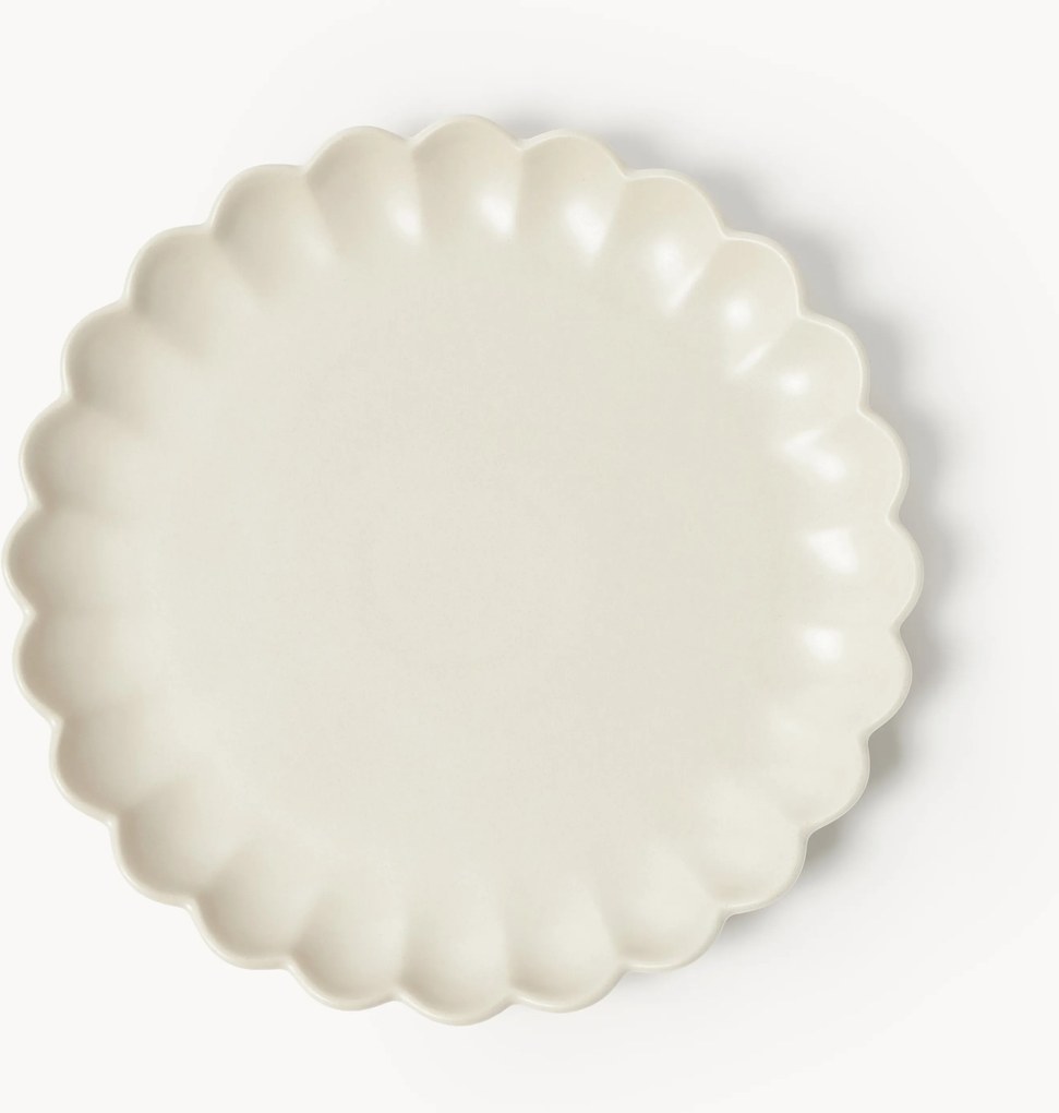 Pratos de jantar em forma de flor Sabina, conjunto de 4