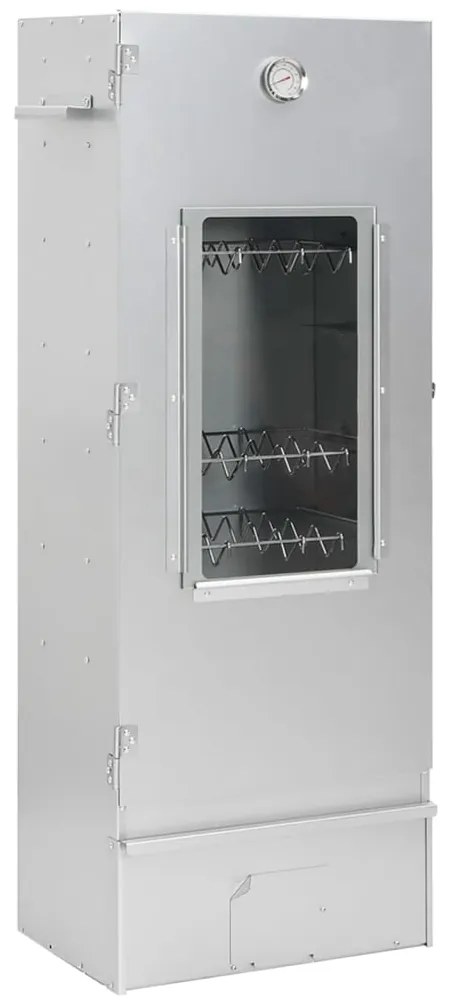 Defumador p/ churrasqueira c/ gerador fumo frio aço galvanizado