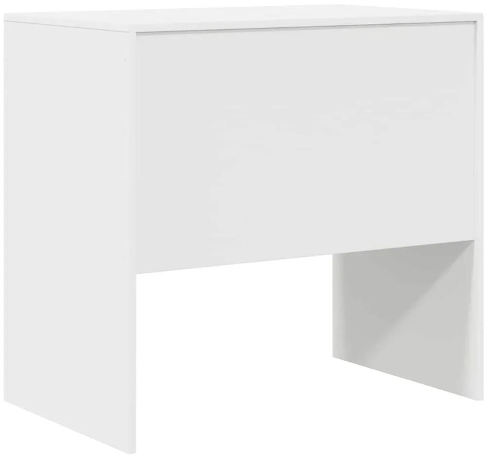 Mesa Branca 80x50x76 cm Madeira Revestida