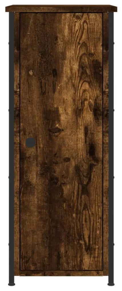 Mesa cabeceira 32x42x80 cm derivados de madeira carvalho fumado