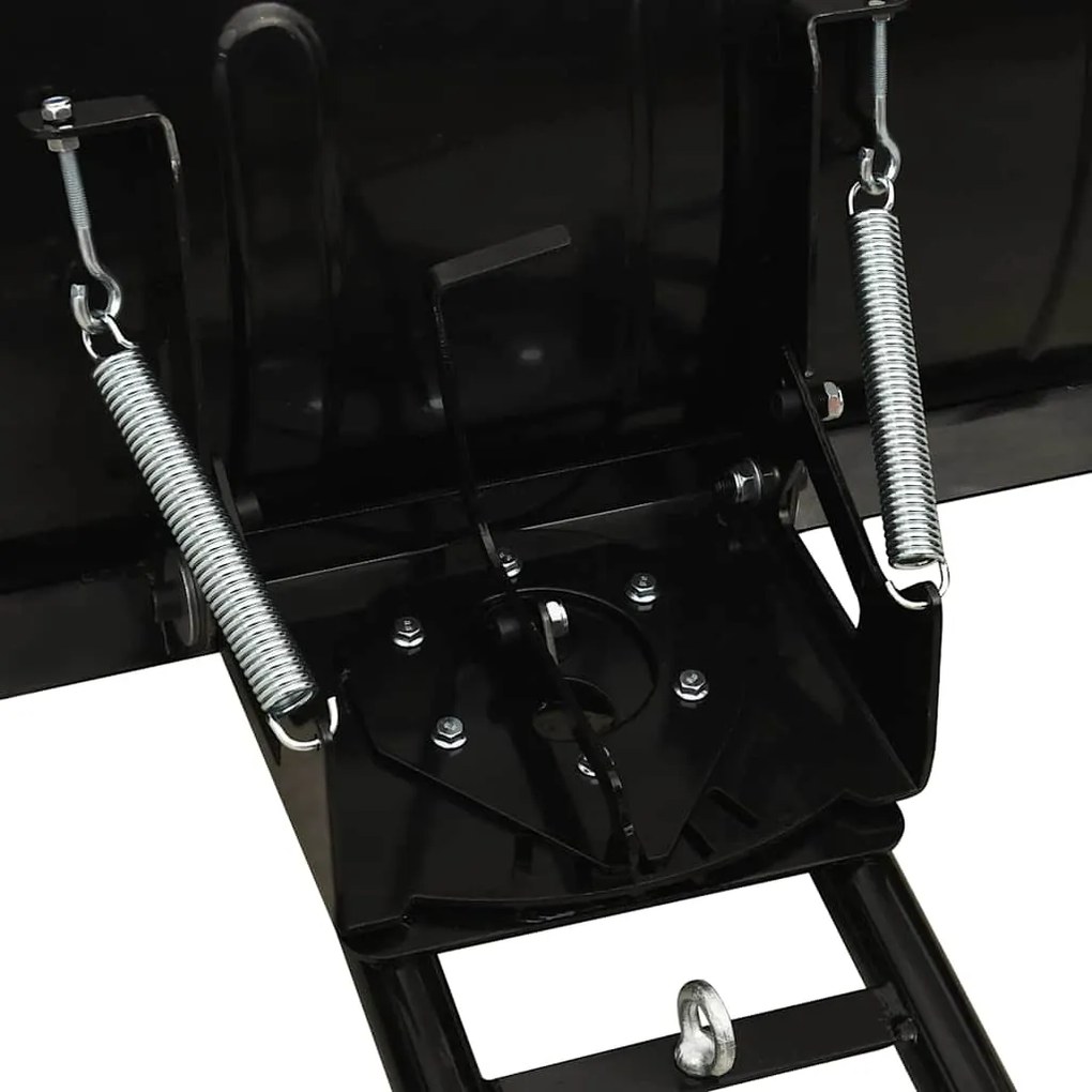 Limpa-neves para ATV 150x38 cm preto