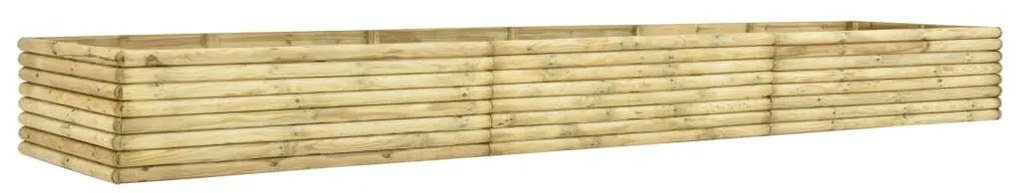 vidaXL Canteiro elevado p/ jardim 450x50x48 cm pinho impregnado 19 mm