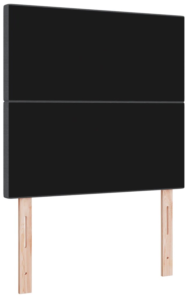 Cabeceira vidaXL Design Simples Cinza Escuro 90 cm Tecido de Corduroy