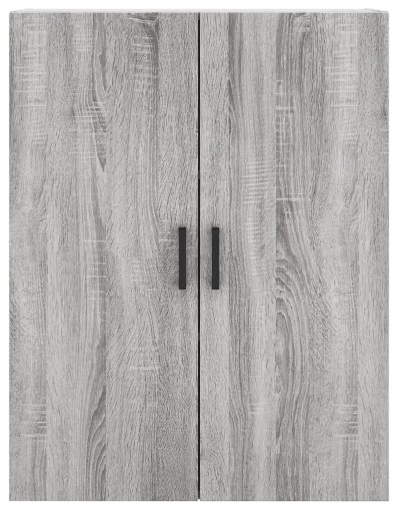 Armário alto 69,5x34x180 cm derivados de madeira sonoma cinza
