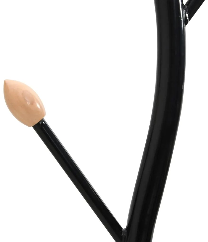 Bengaleiro 177 cm ferro revestido a pó preto