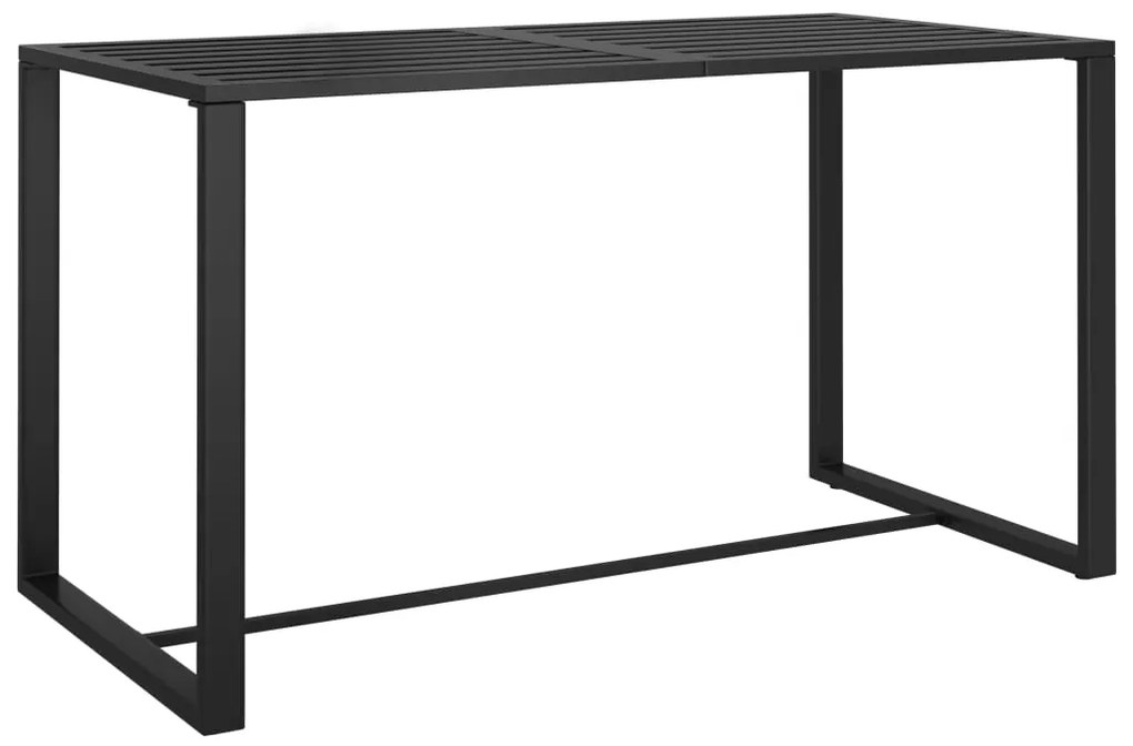 6 pcs conjunto lounge jardim com almofadões alumínio antracite