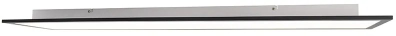 Candeeiro de Teto Moderno Preto 120 cm com LED Dimmer to Warm - Liv Moderno