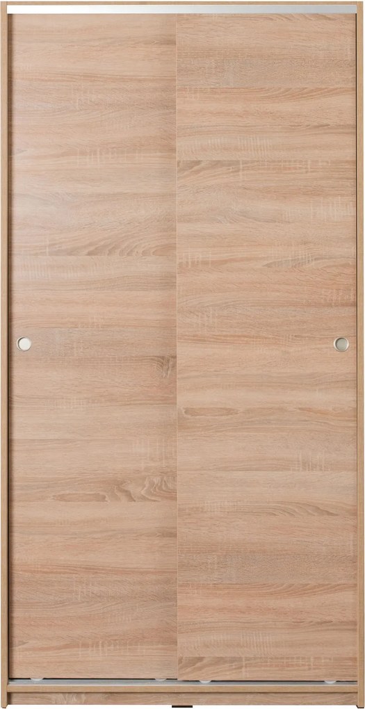 Roupeiro "Zenith" – Carvalho Sonoma – 94 x 182 x 52 cm – Design Modern
