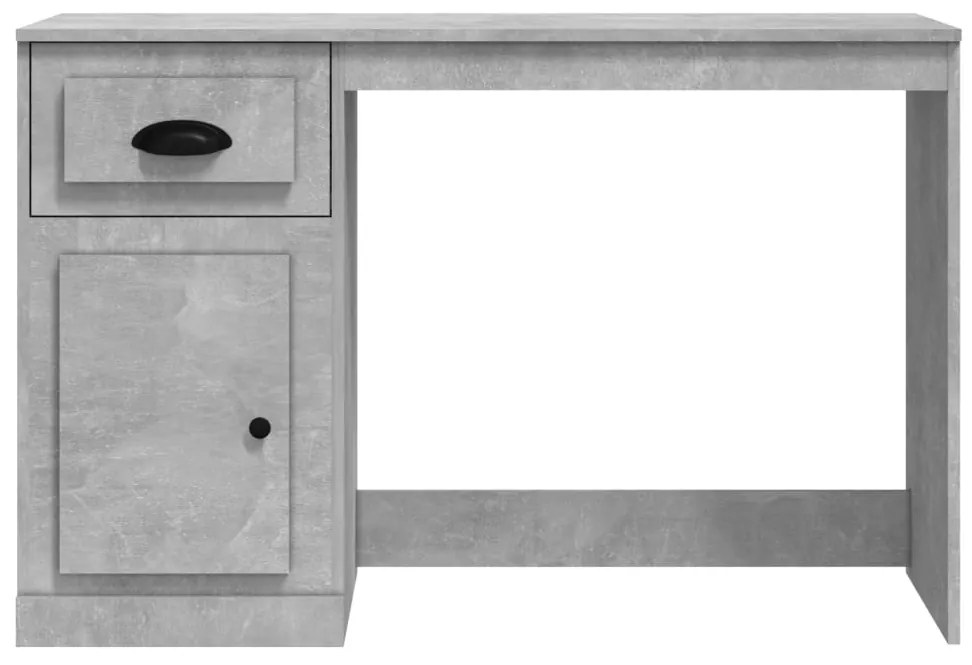 Secretária c/ gaveta 115x50x75 derivados madeira cinza cimento