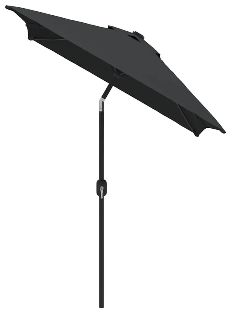 Guarda-sol de exterior com poste de metal 300x200 cm antracite