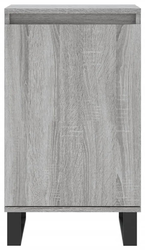 Aparador 40x35x70 cm derivados de madeira cinzento sonoma