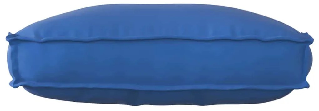Almofada de Palete Azul Royal para Encosto 70 x 40 x 12 cm, em tecido