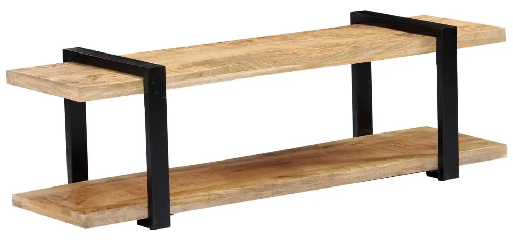 vidaXL Móvel de TV 130x40x40 cm madeira de mangueira maciça