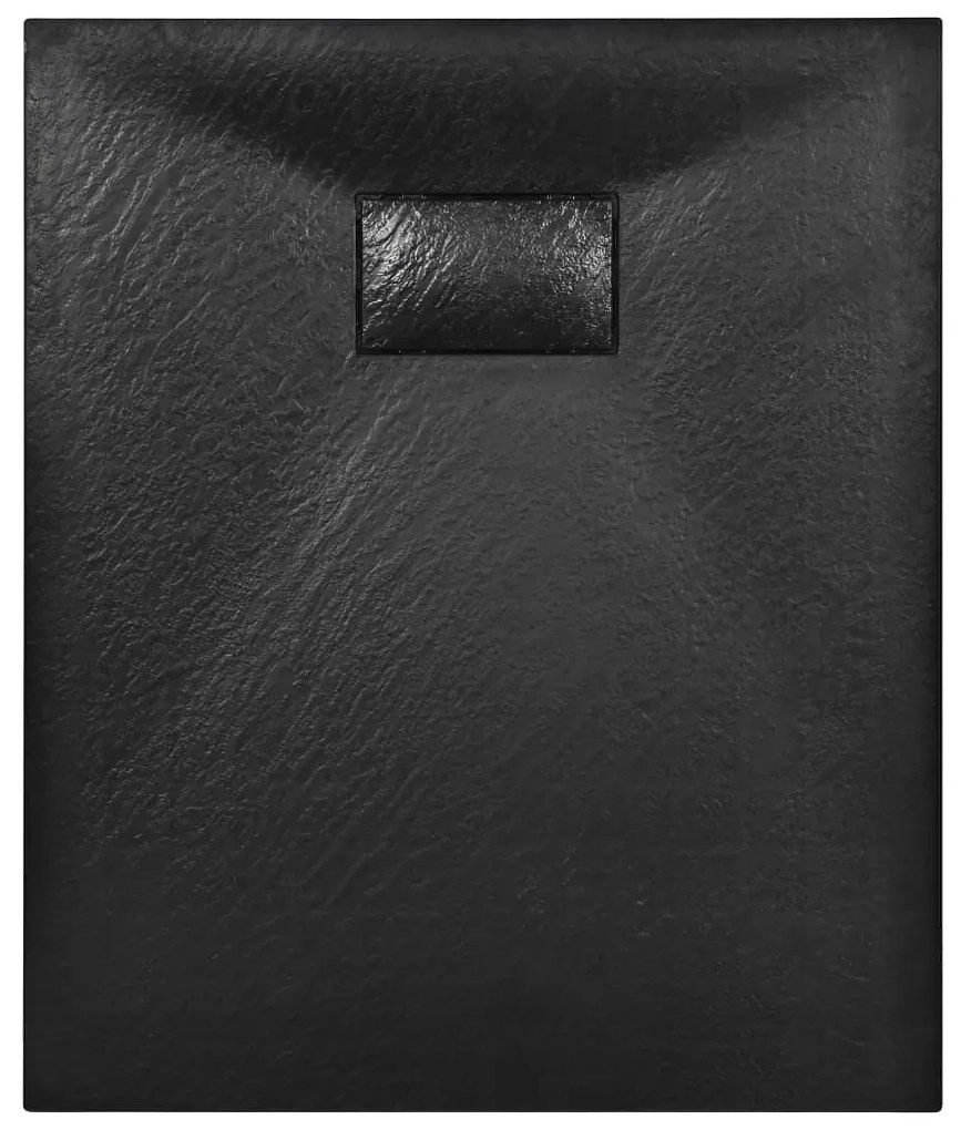 Base de Chuveiro SMC - Preto - 90x70 cm