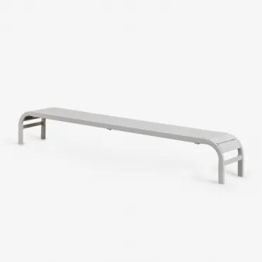 Mesa Auxiliar Para Espreguiçadeira Em Aço Marietta Branco - Sklum