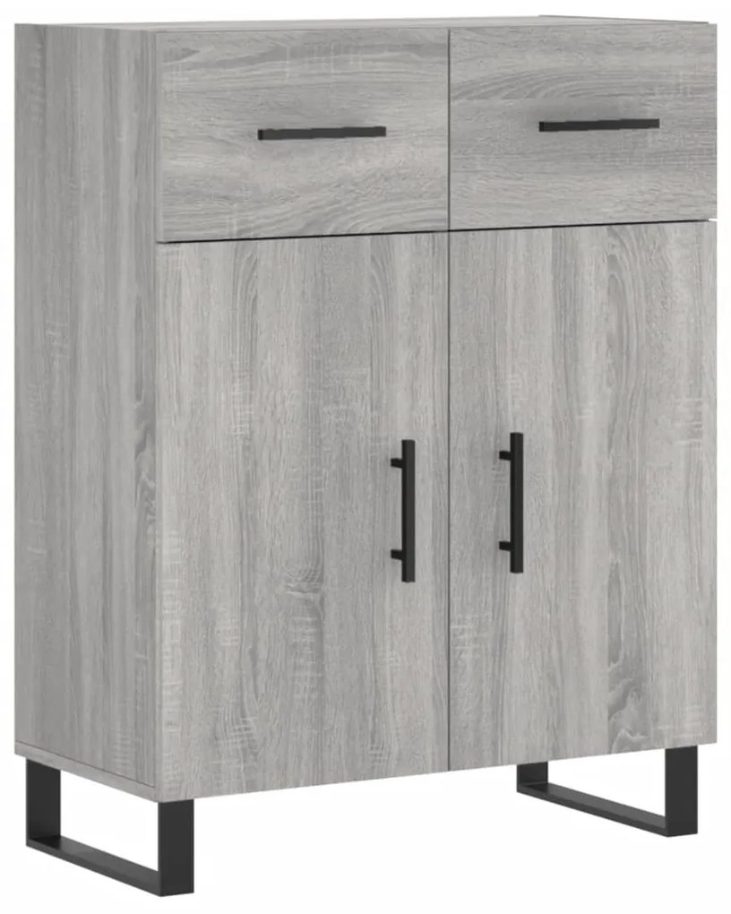Armário alto 69,5x34x180 cm derivados de madeira sonoma cinza