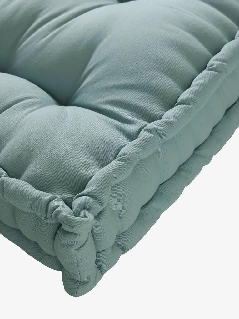 Colchão para o chão estilo futon azul-acinzentado