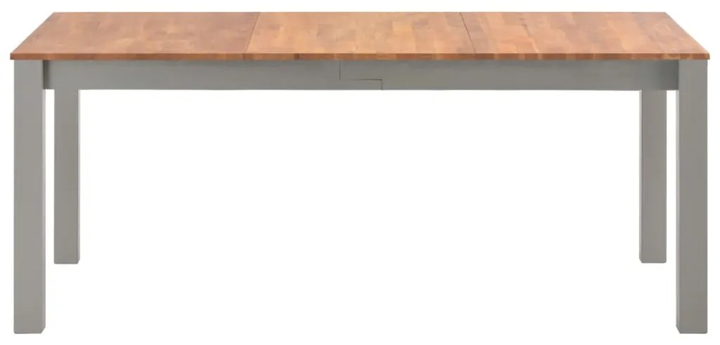 Mesa de jantar 180x90x74 cm madeira de carvalho maciça