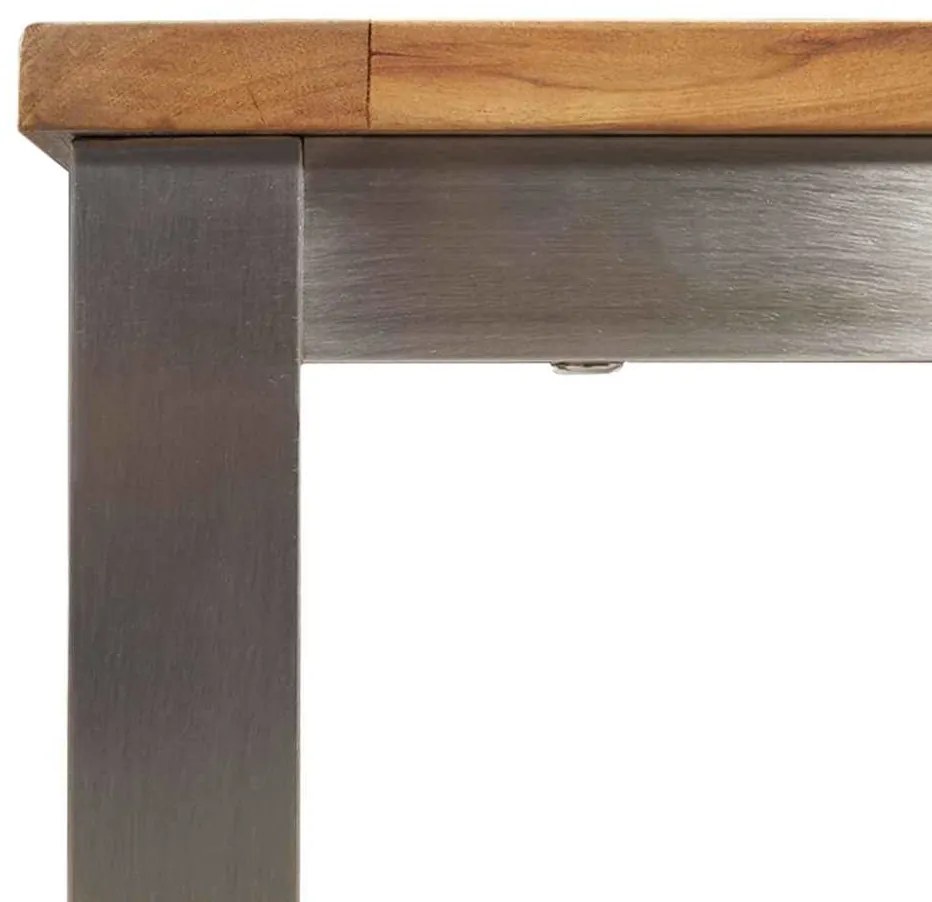 Mesa de Jantar Externa 90x90x74.5 cm Madeira Sólida de Acácia
