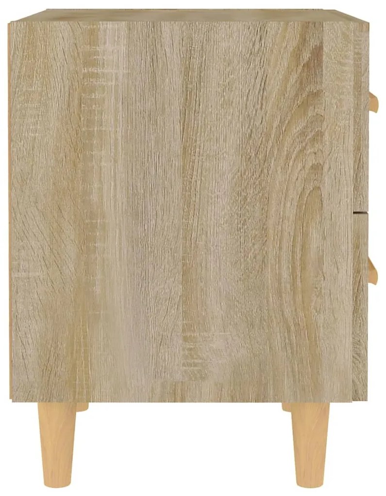 Mesas de cabeceira 2 pcs 40x35x47,5 cm cor carvalho sonoma