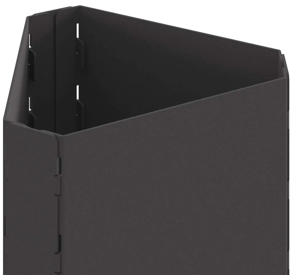Fire Pit com Chaminé Preto 50x43x52 cm Aço