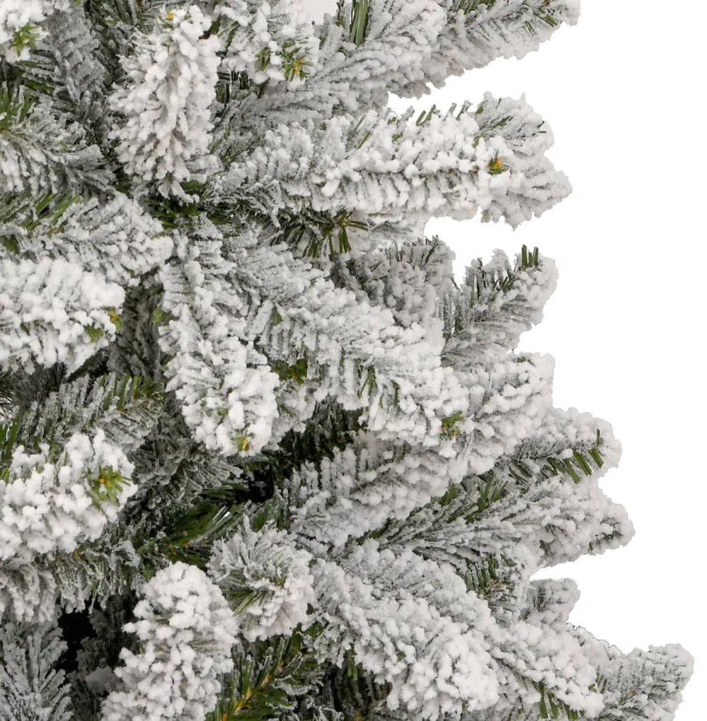 Árvore de Natal artificial articulada c/ flocos de neve 300 cm