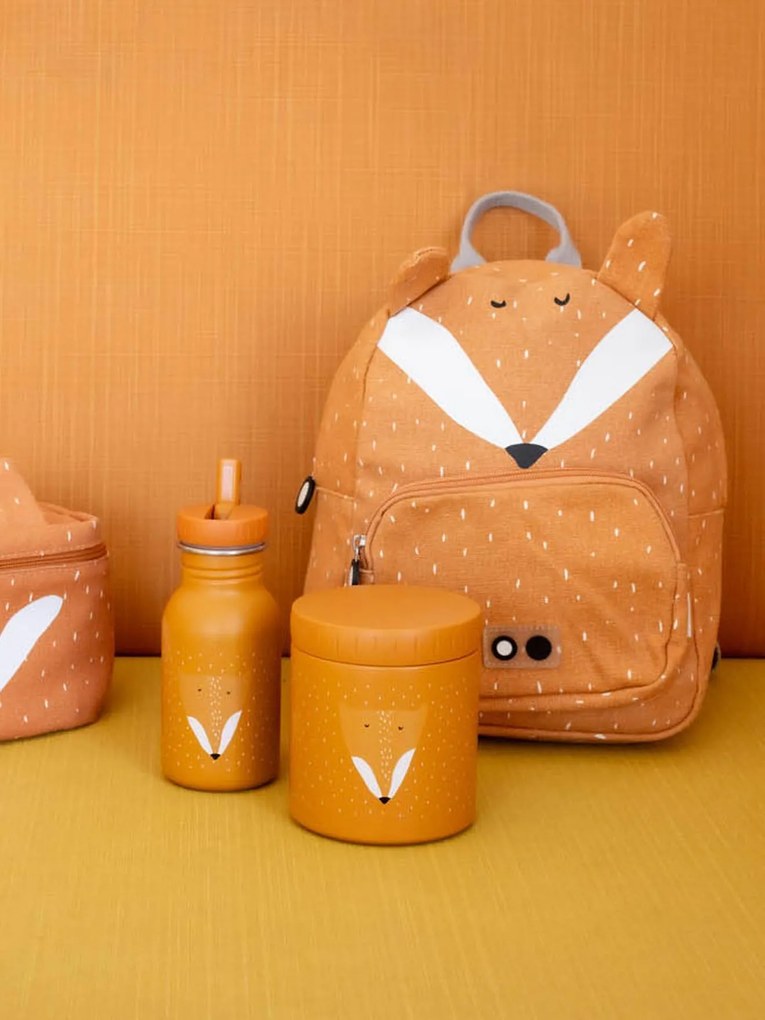 Lancheira isotérmica 500 ml, TRIXIE Animal laranja