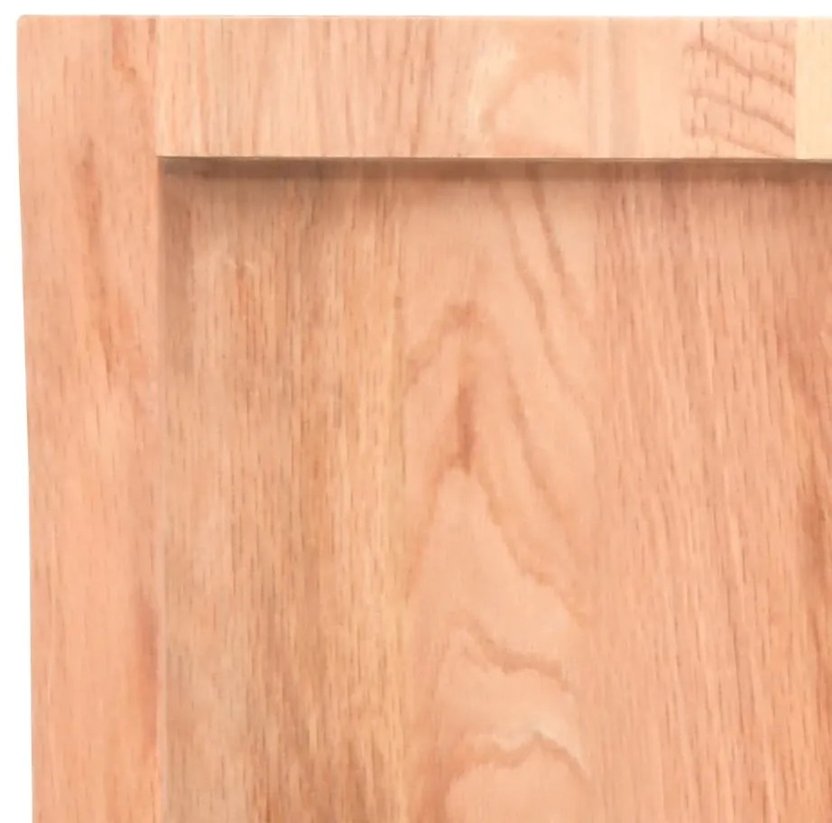 Prateleira de parede 180x60x(2-4) cm carvalho tratado castanho