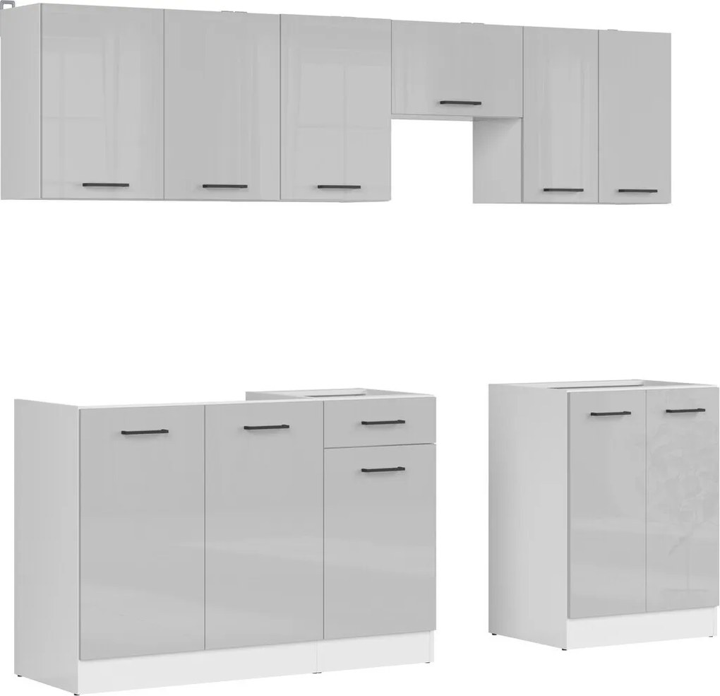 Conjunto de cozinha modular Line Grey 119