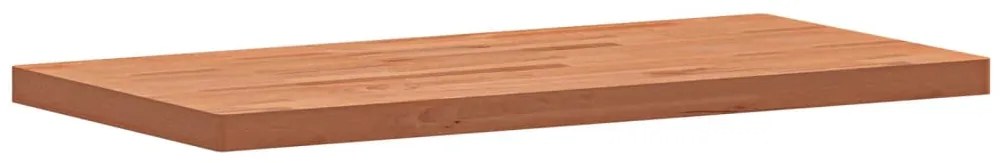 Tampo de mesa retangular 100x50x4 cm madeira de faia maciça