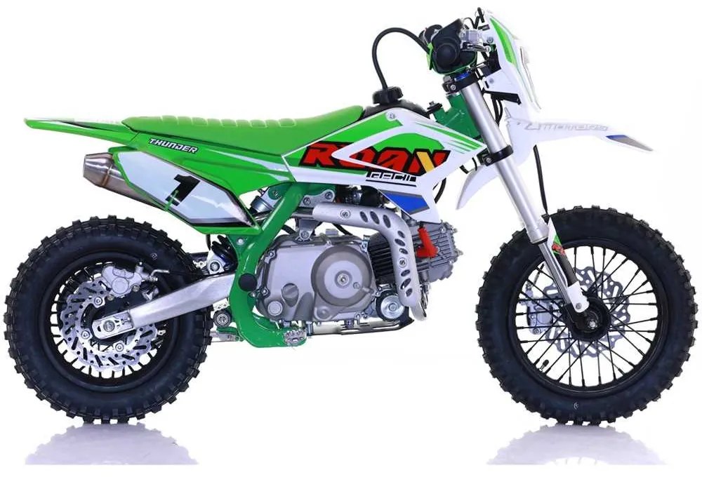 Mini moto infantil Pit bike automático 90cc Apollo Thunder Verde