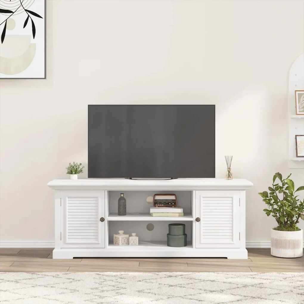 Móvel de TV 110x30x41 cm derivados de madeira branco