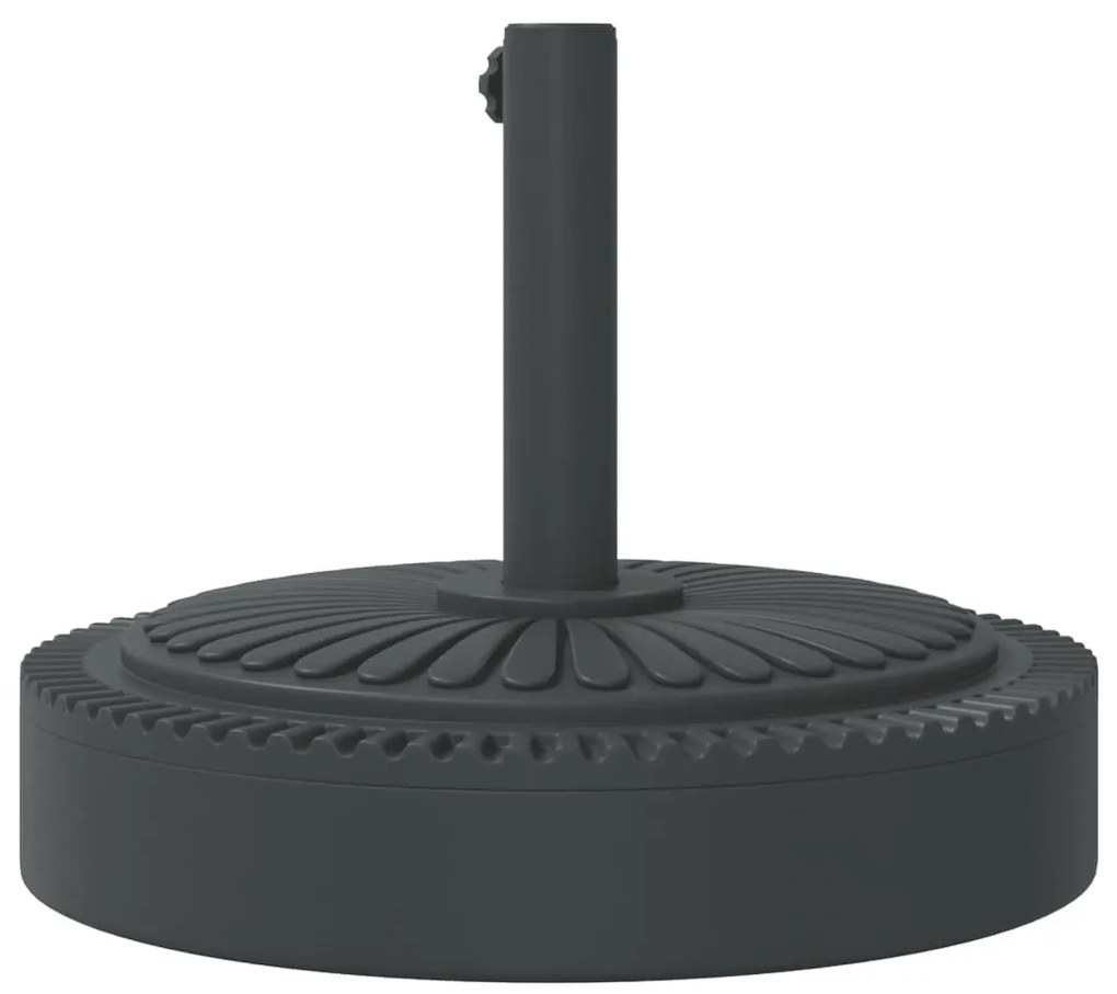 Base de guarda-sol para postes de Ø38/48 mm 25 kg redondo