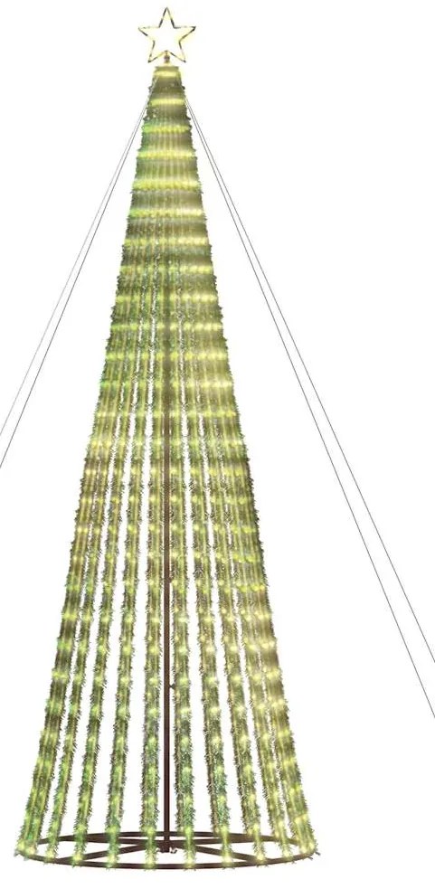LED Árvore de Natal 1028 LEDs Branco Quente 403 cm