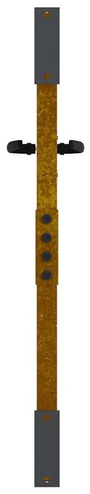 Portão de jardim 85x100 cm aço corten design árvore