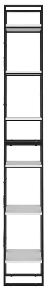 Estante c/ 6 prateleiras 40x30x210 cm derivados madeira branco