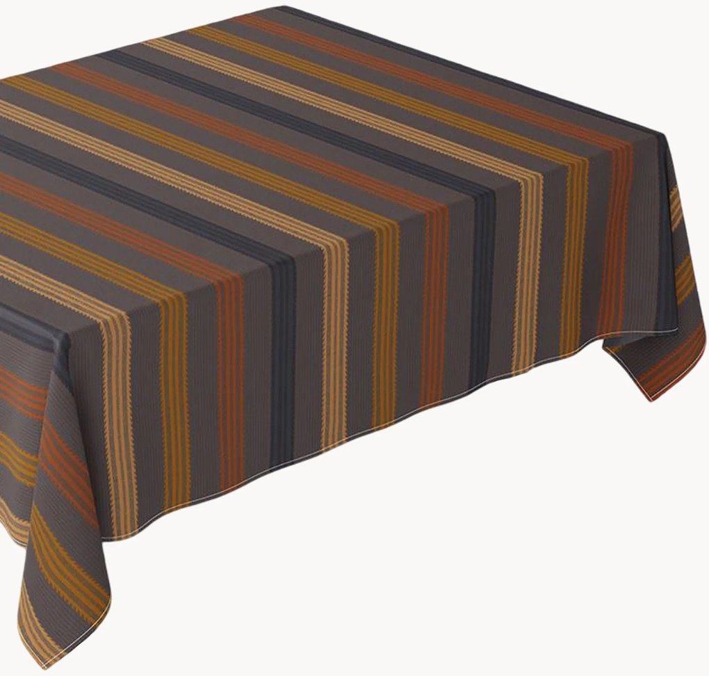 Toalha de mesa jacquard Mille Bambous Onyx