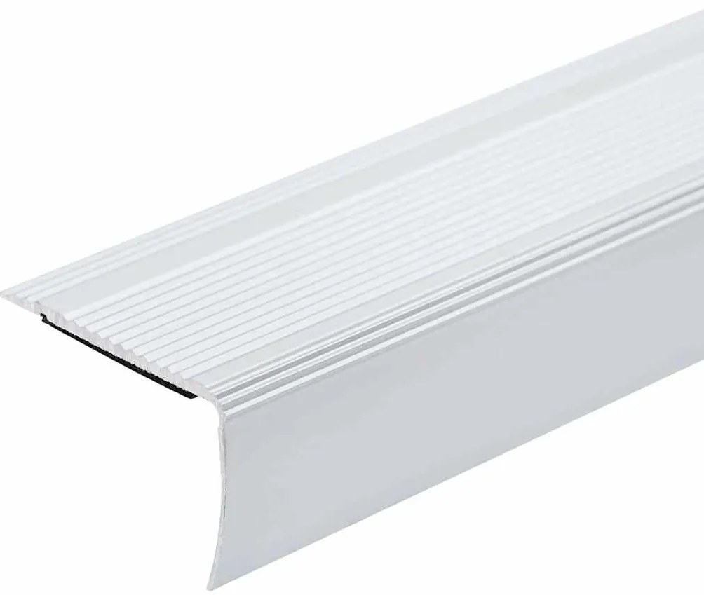 Perfis para degraus 30 pcs Prateado 67 cm Alumínio
