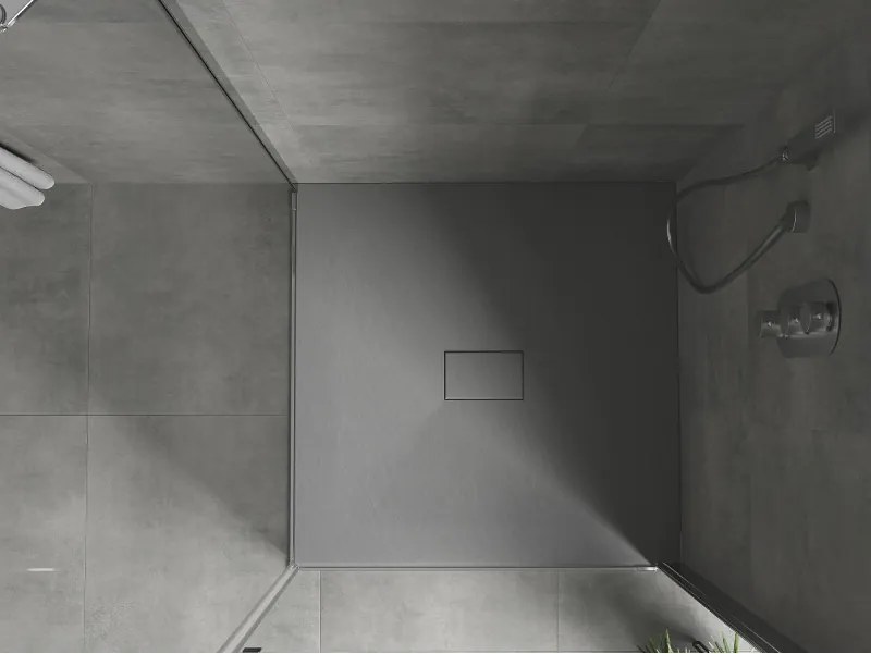 Mexen Hugo base de duche quadrada SMC 100 x 100 cm, cinza - 42611010
