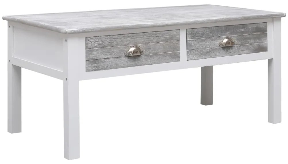 vidaXL Mesa de centro 100x50x45 cm madeira cinzento