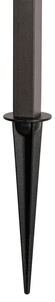 Foco de exterior com espeto cinzento escuro incl. LED recarregável - Yara Moderno