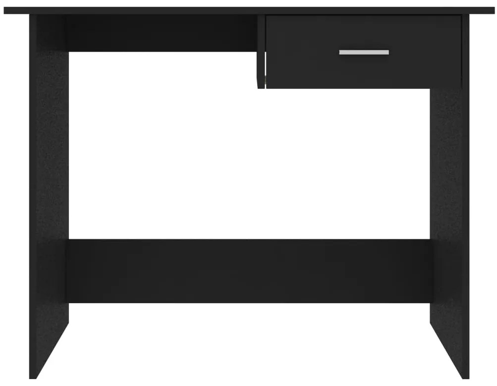 Secretária 100x50x76 cm contraplacado preto