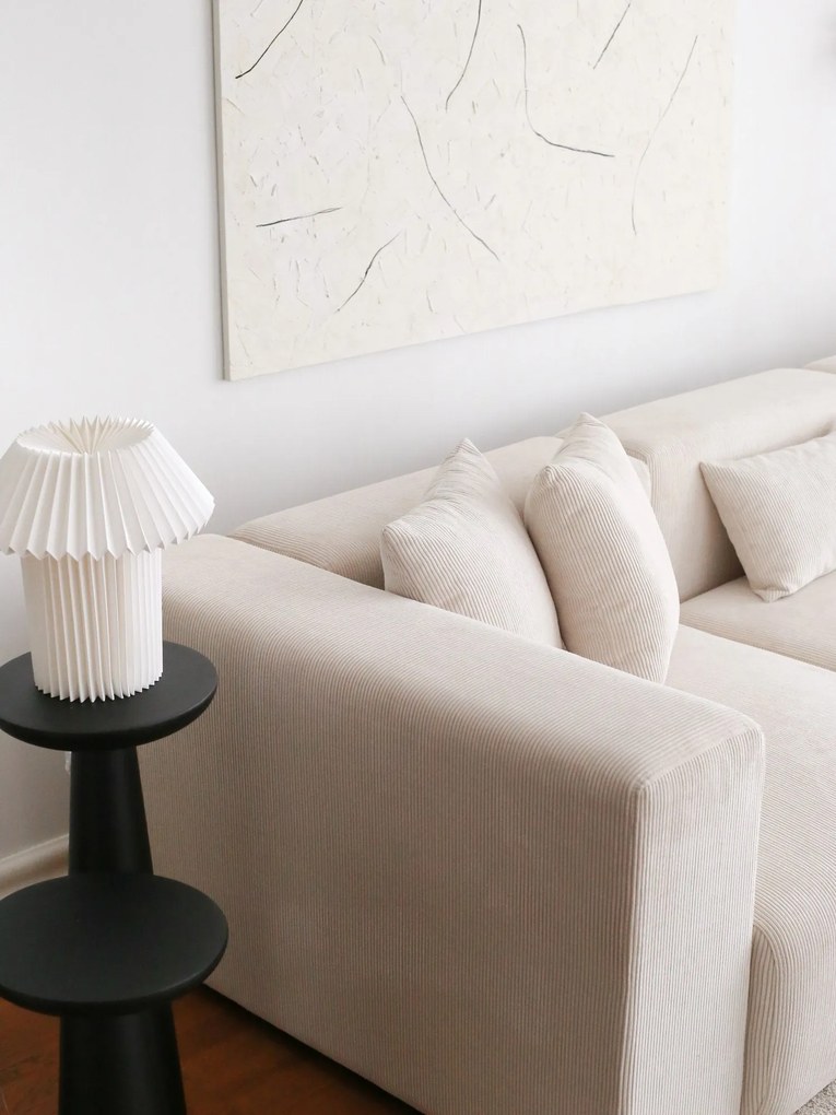 Sofá de Canto Yolo - Branco - 305cm x 89cm x 154cm